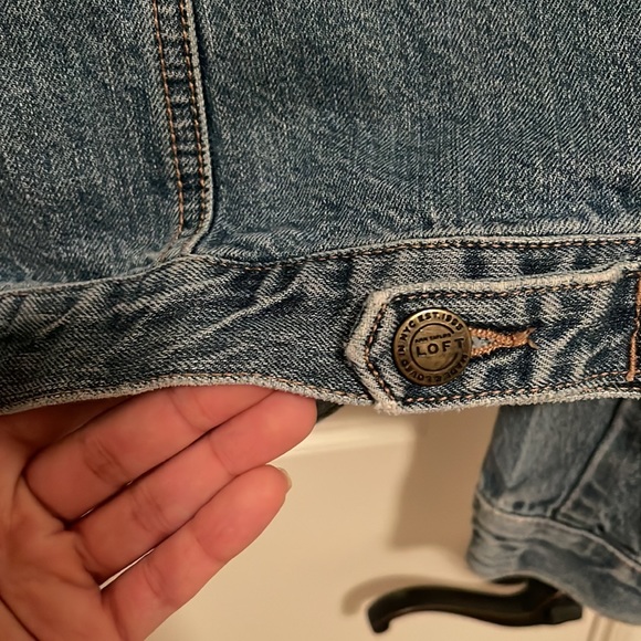 LOFT Denim Jacket Size XS - excellent condition - Picture 4 of 5
